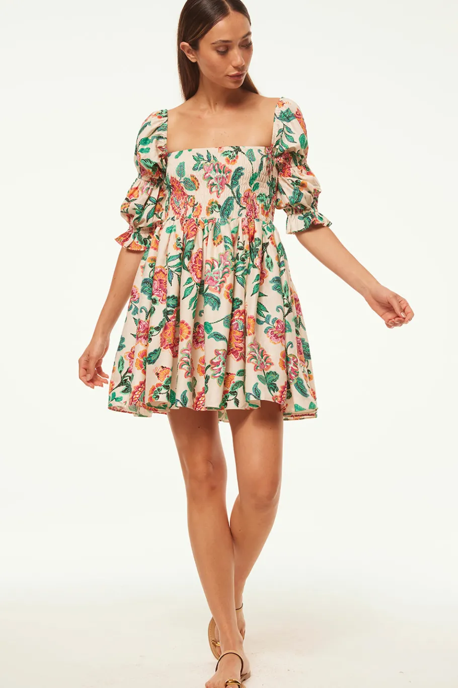 MISA Los Angeles Honeymoon|Misa Classics>ZADIE DRESS Malikapaisleyfloral