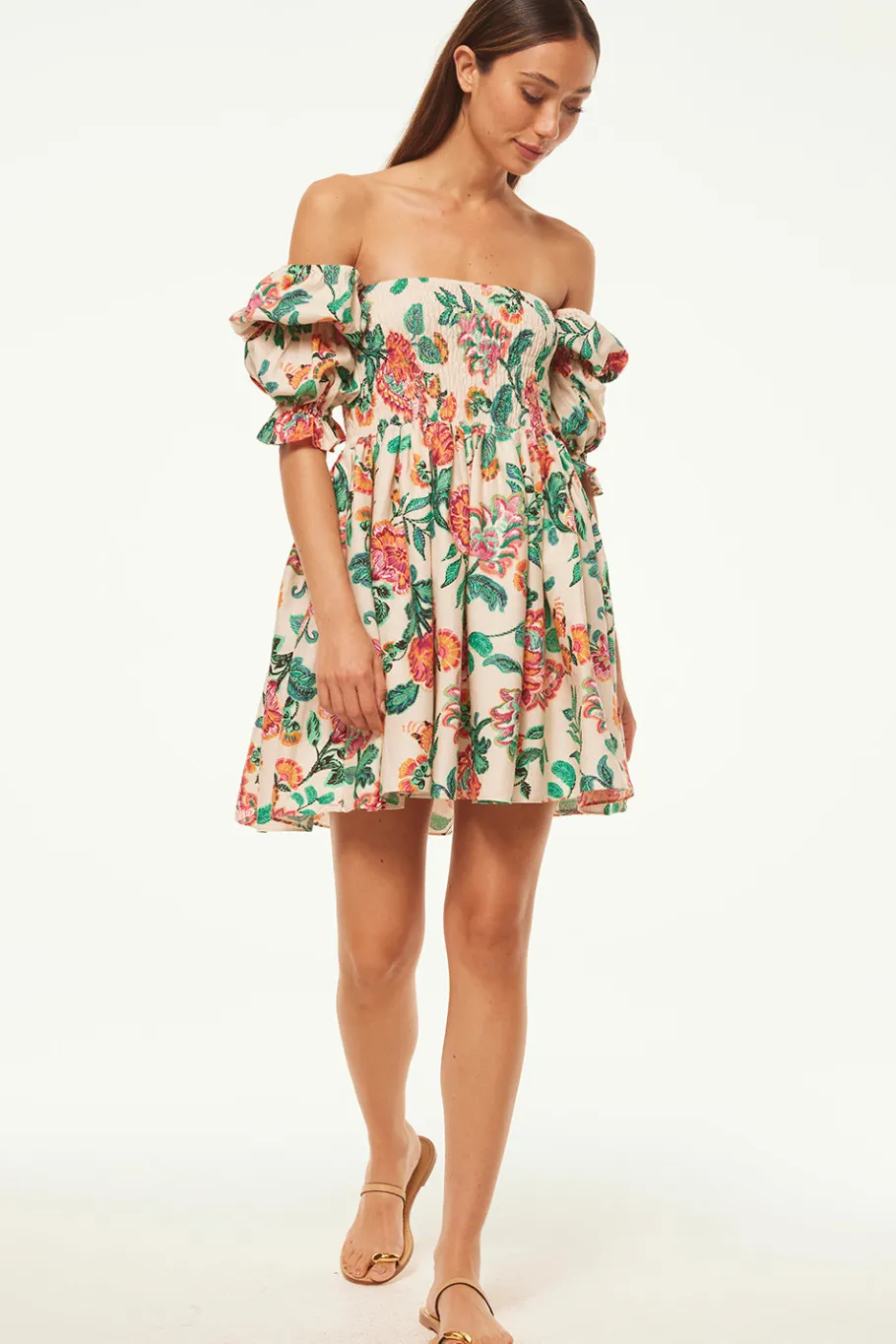 MISA Los Angeles Honeymoon|Misa Classics>ZADIE DRESS Malikapaisleyfloral