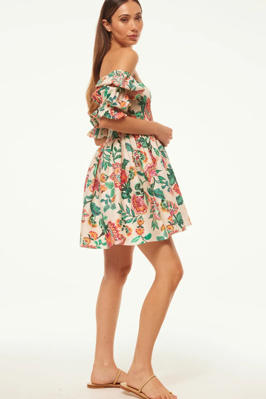 MISA Los Angeles Honeymoon|Misa Classics>ZADIE DRESS Malikapaisleyfloral