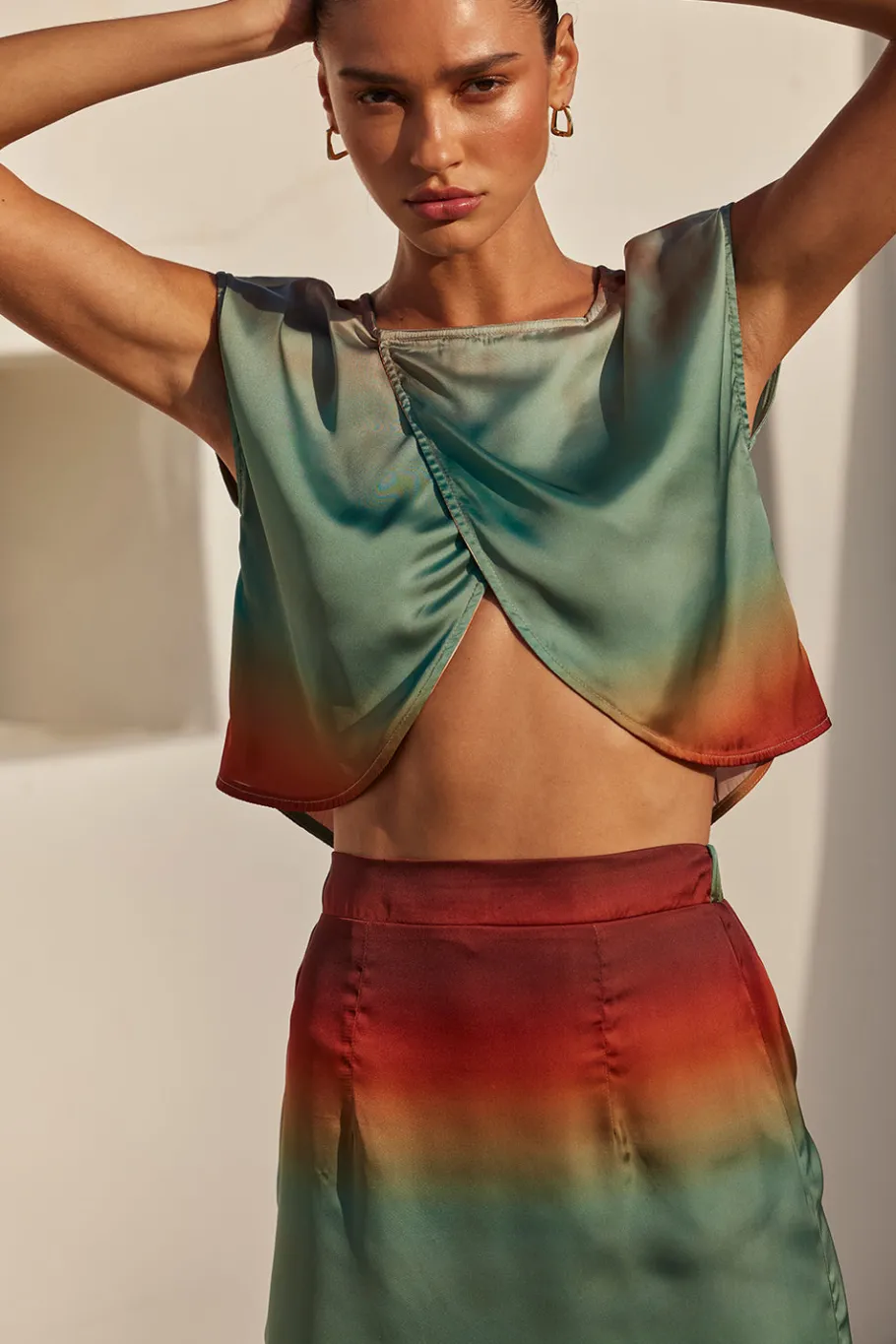 MISA Los Angeles Matching Sets|Tops>ZENDA TOP Carnelianombre