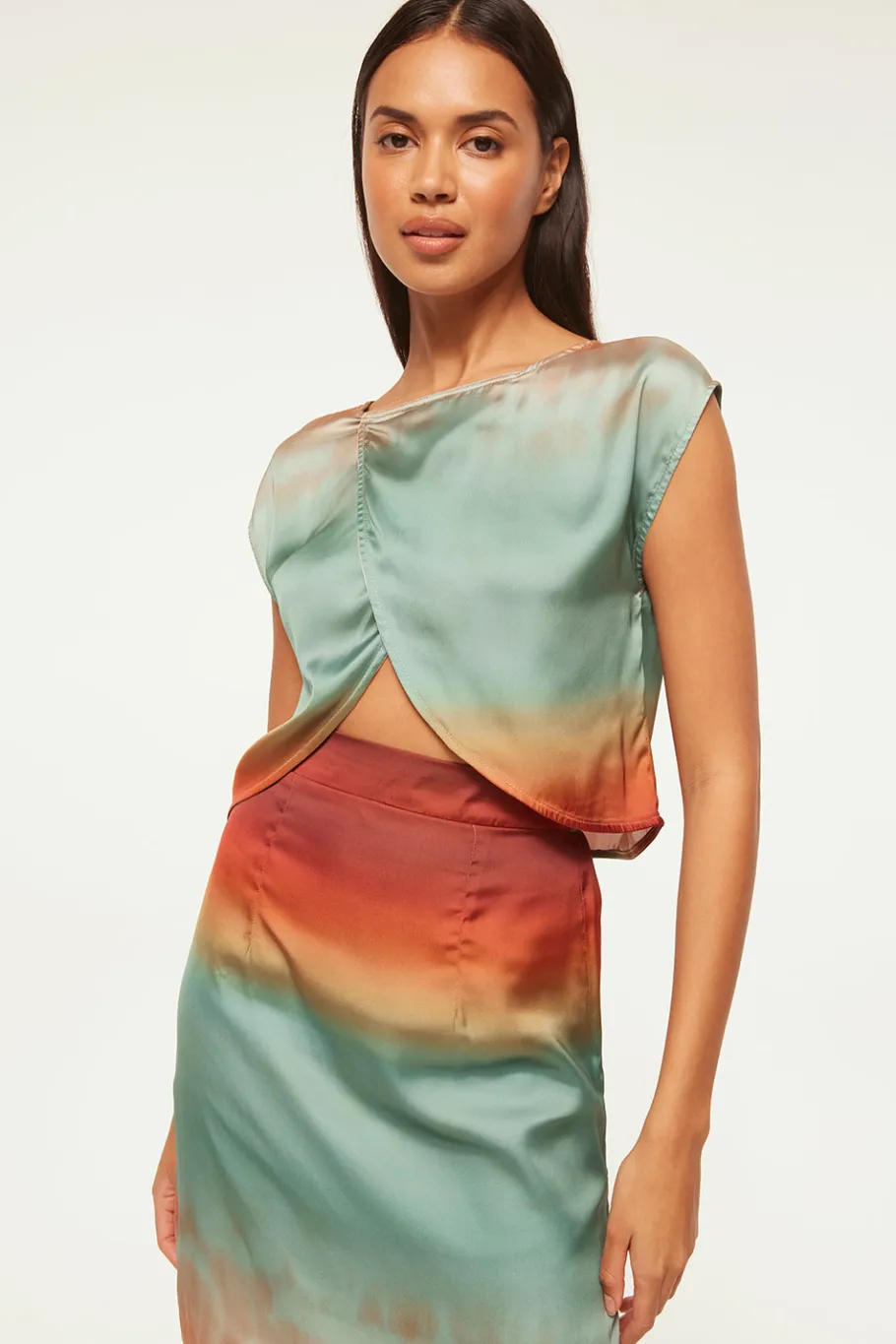 MISA Los Angeles Matching Sets|Tops>ZENDA TOP Carnelianombre