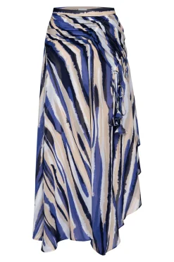 MISA Los Angeles Skirts & Shorts>ZULIKA SKIRT Stripedinstinct